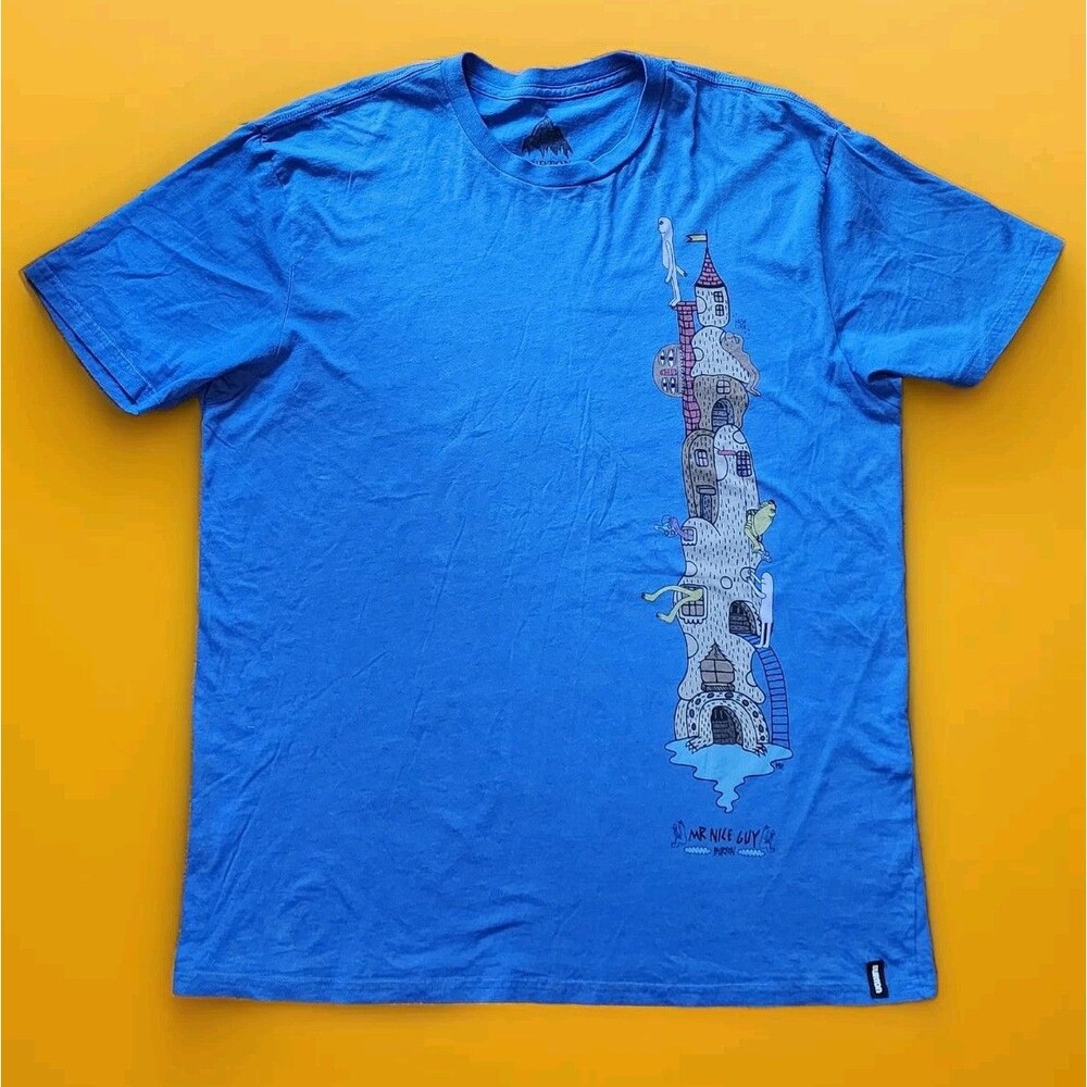 Rare Mr. Nice Guy x Burton Snowboard T-Shirt - XL - 100% Cotton